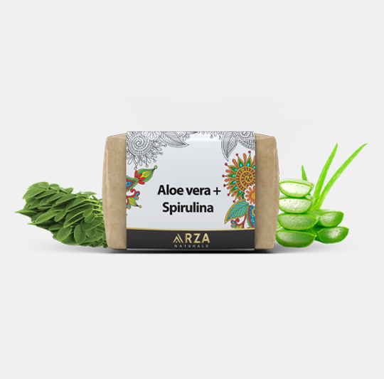 Aloe vera and Spirulina Soap for Deep Nourishment – 75g