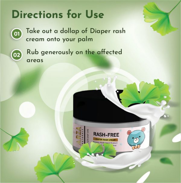 Rash Free Diaper Cream with Shea butter & Coconut oil for Anti-Rough Skin – 100ml