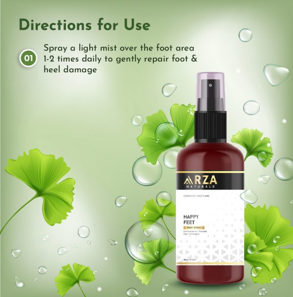 Happy Feet with Moringa Oil for Pain Reliever – 100ml
