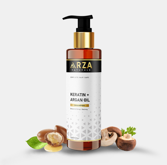 Keratin and Argan oil Shampoo for Smooth Hair – 200ml