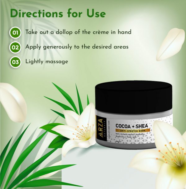 Cocoa and Shea Butter Anti-Stretch Mark Cream for Clear skin – 50g